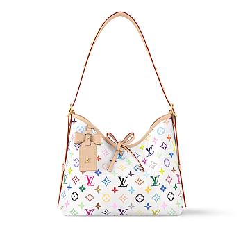 Louis Vuitton x Takashi Murakami CarryAll PM White Multicolored 24 x 12 x 29 cm