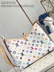 Louis Vuitton x Takashi Murakami CarryAll PM White Multicolored 24 x 12 x 29 cm - 2
