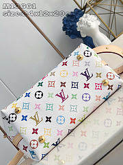 Louis Vuitton x Takashi Murakami CarryAll PM White Multicolored 24 x 12 x 29 cm - 4
