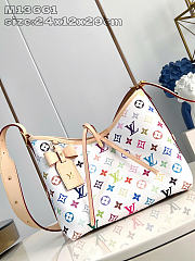 Louis Vuitton x Takashi Murakami CarryAll PM White Multicolored 24 x 12 x 29 cm - 5