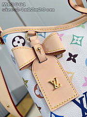 Louis Vuitton x Takashi Murakami CarryAll PM White Multicolored 24 x 12 x 29 cm - 6