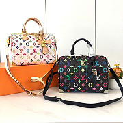 Louis Vuitton x Takashi Murakami Speedy Soft 30 Black Multicolored 21 x 17 x 30 cm - 5