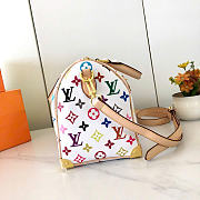 Louis Vuitton x Takashi Murakami Speedy Bandouliere 25 White Multicolored 19 x 15 x 25 cm - 3