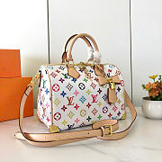 Louis Vuitton x Takashi Murakami Speedy Bandouliere 25 White Multicolored 19 x 15 x 25 cm - 4