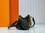 Louis Vuitton x Takashi Murakami Marellini Black Multicolored 13.5 x 6.5 x 19 cm - 5