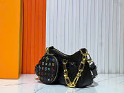 Louis Vuitton x Takashi Murakami Marellini Black Multicolored 13.5 x 6.5 x 19 cm - 6