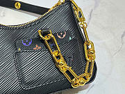 Louis Vuitton x Takashi Murakami Marellini Black Multicolored 13.5 x 6.5 x 19 cm - 2