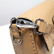 Fendi Baguette Cappuccino-coloured Selleria bag with 612 hand-sewn stitches 27cm - 4