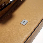Fendi Baguette Cappuccino-coloured Selleria bag with 612 hand-sewn stitches 27cm - 3
