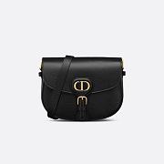 Medium Dior Bobby Bag Black Grained Calfskin 22 x 17 x 6 cm - 1