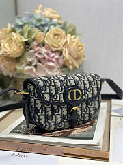 Dior Bobby East-West Bag Blue Dior Oblique Jacquard 21 x 12 x 5.1 cm - 2