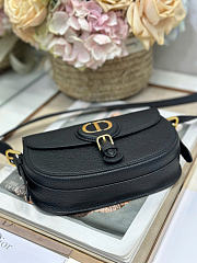 Dior Bobby East-West Bag Black Grained Calfskin 21 x 12 x 5.1 cm - 5