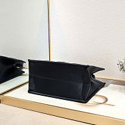 Small Dior Book Tote Black Macrocannage Calfskin 26.5 x 22 x 14 cm - 4