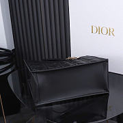 Medium Dior Book Tote Black Macrocannage Calfskin 36.5 x 28 x 16.5 cm - 4