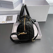 Dior Groove 20 Bag Black Macrocannage Calfskin 20.5 x 13.5 x 12 cm - 4