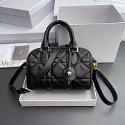 Dior Groove 20 Bag Black Macrocannage Calfskin 20.5 x 13.5 x 12 cm - 5