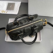Dior Groove 20 Bag Black Macrocannage Calfskin 20.5 x 13.5 x 12 cm - 6
