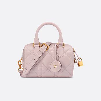 Dior Groove 20 Bag Pale Pink Macrocannage Calfskin 20.5 x 13.5 x 12 cm