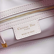 Dior Groove 20 Bag Pale Pink Macrocannage Calfskin 20.5 x 13.5 x 12 cm - 5