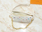 Louis Vuitton x Takashi Murakami Coussin PM White Multicolored 20 x 12 x 26 cm - 5