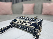 Small Diorcamp Bag - Blue Dior Oblique Embroidery 23 x 15 x 8 cm - 3