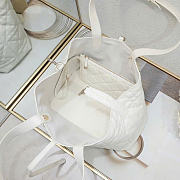Medium Dior Toujours Bag - Latte Macrocannage Calfskin 28.5 x 21.5 x 17 cm - 3