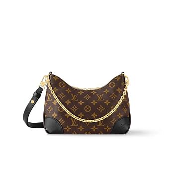 Louis Vuitton Boulogne Monogram Black/Brown 16 x 9.5 x 29 cm