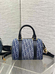 Dior Groove 20 Bag Blue Denim Dior Oblique Jacquard 20.5 x 13.5 x 12 cm - 6