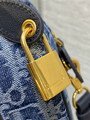 Dior Groove 20 Bag Blue Denim Dior Oblique Jacquard 20.5 x 13.5 x 12 cm - 2