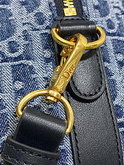 Dior Groove 20 Bag Blue Denim Dior Oblique Jacquard 20.5 x 13.5 x 12 cm - 4