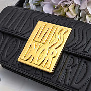 Miss Dior Flap Bag Black Quilted Miss Dior Allover Calfskin 22 x 11 x 6 cm - 6