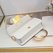 Miss Dior Flap Bag Latte Quilted Miss Dior Allover Calfskin 22 x 11 x 6 cm - 6