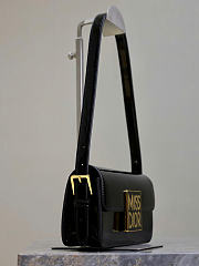 Miss Dior Flap Bag Black Patent Calfskin 22 x 11 x 6 cm - 5