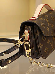 Louis Vuitton Pochette Métis East West Monogram Canvas Brown 13.5 x 6 x 21.5 cm - 4