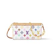 Louis Vuitton x Takashi Murakami Pochette Accessoires White Multicolored 13 x 4 x 22 cm - 1