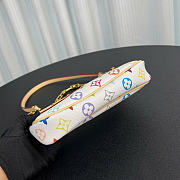 Louis Vuitton x Takashi Murakami Pochette Accessoires White Multicolored 13 x 4 x 22 cm - 5