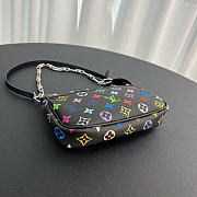 Louis Vuitton x Takashi Murakami Pochette Accessoires Black Multicolored 13 x 4 x 22 cm - 2