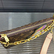 Louis Vuitton x Takashi Murakami Panda Pochette Accessories Monogram 13 x 4 x 22 cm - 2