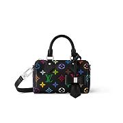 Louis Vuitton x Takashi Murakami Nano Speedy Black Multicolored 10 x 7.5 x 16 cm - 1