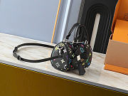 Louis Vuitton x Takashi Murakami Nano Speedy Black Multicolored 10 x 7.5 x 16 cm - 6