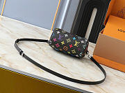 Louis Vuitton x Takashi Murakami Nano Speedy Black Multicolored 10 x 7.5 x 16 cm - 4
