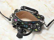 Louis Vuitton x Takashi Murakami Nano Speedy Black Multicolored 10 x 7.5 x 16 cm - 2