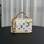 Louis Vuitton x Takashi Murakami Vanity Chain Pouch White Multicolored 11.5 x 6.5 x 19 cm - 6