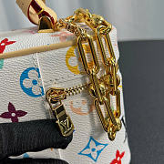 Louis Vuitton x Takashi Murakami Vanity Chain Pouch White Multicolored 11.5 x 6.5 x 19 cm - 2