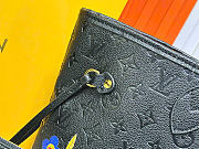 Louis Vuitton x Takashi Murakami Neverfull MM Black 28 x 14 x 31 cm - 3