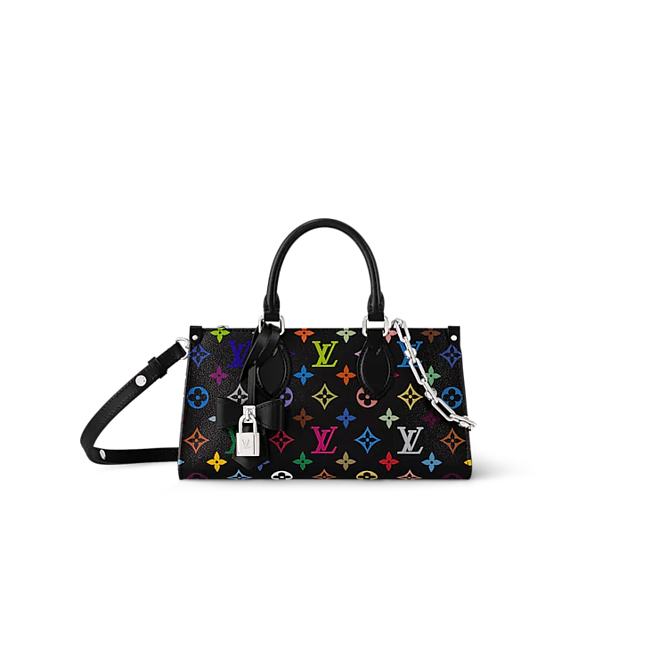 Louis Vuitton x Takashi Murakami OnTheGo East West Chain Black Multicolored 13 x 10 x 25 cm - 1