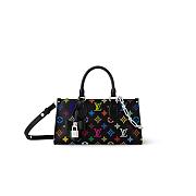 Louis Vuitton x Takashi Murakami OnTheGo East West Chain Black Multicolored 13 x 10 x 25 cm - 1