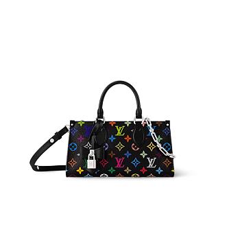 Louis Vuitton x Takashi Murakami OnTheGo East West Chain Black Multicolored 13 x 10 x 25 cm