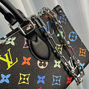 Louis Vuitton x Takashi Murakami OnTheGo East West Chain Black Multicolored 13 x 10 x 25 cm - 2