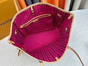 Louis Vuitton Neverfull Bandouliere MM Inside Out Monogram/Rose Pondichery 28 x 14 x 31 cm - 2
